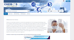 Desktop Screenshot of chemos.de